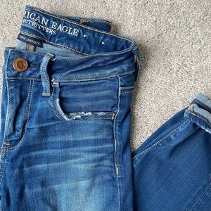 Size 2L American Eagle Skinny Jeans Mid-Rise